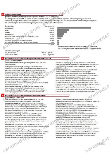 Austria EVN electricity utility bill 5
